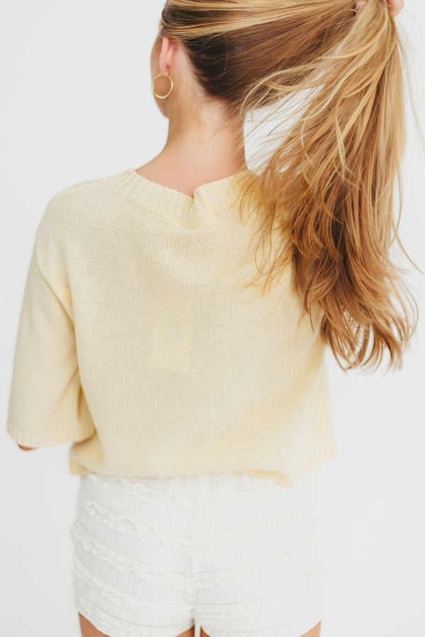 Stacey Cardigan in Yellow