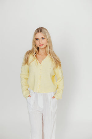 Piper Cardigan in Butter